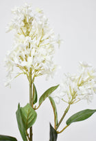 28.5" Artificial White English Lilac Stem