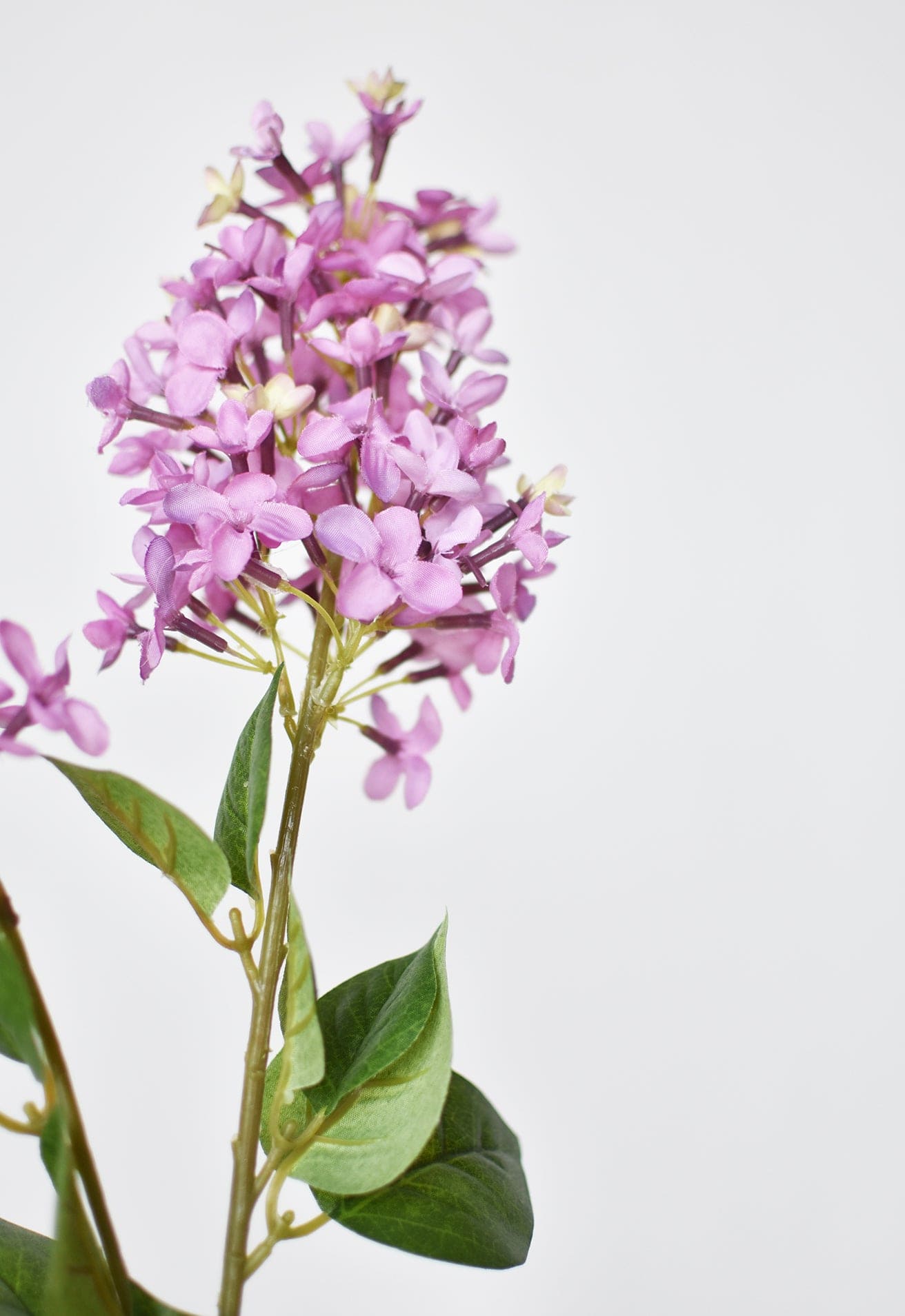 28.5" Artificial Light Purple English Lilac Stem