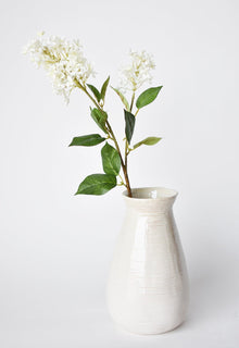 28.5" Artificial White English Lilac Stem