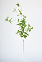 Artificial clematis vine greenery for tall vases