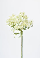 23" Artificial White Queen Anne's Lace Stem
