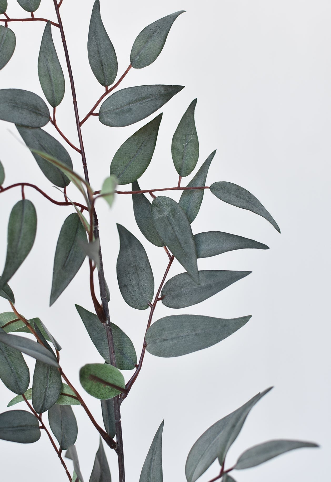 Artificial ruscus greenery with 50 lifelike leaves