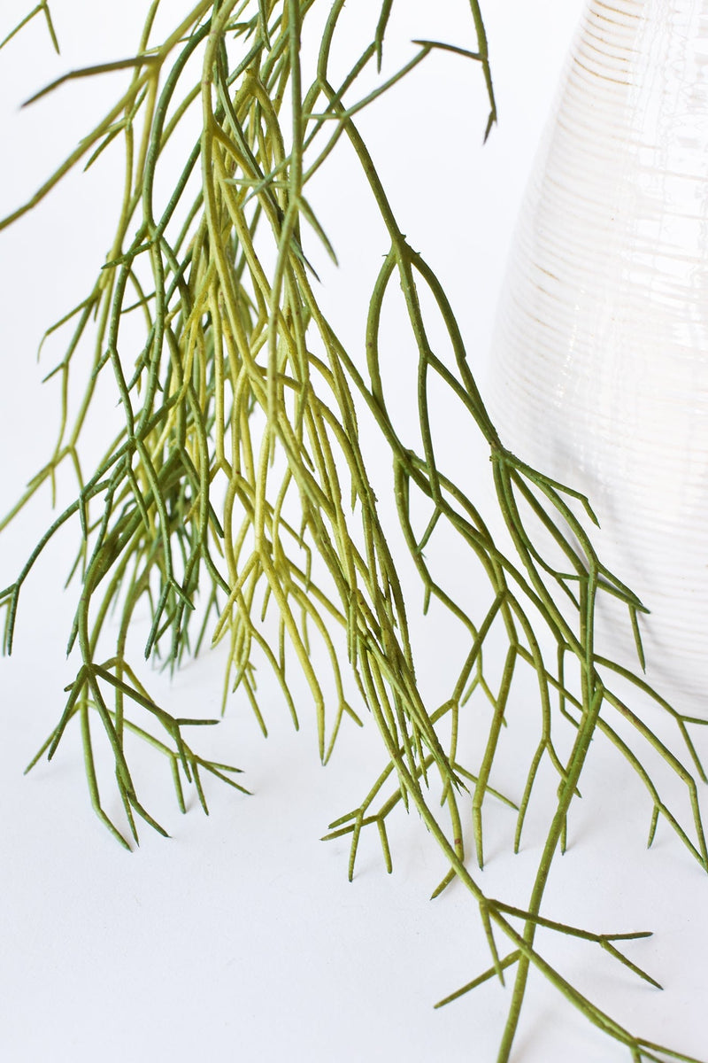 Artificial trailing succulent stem for planters or shelves