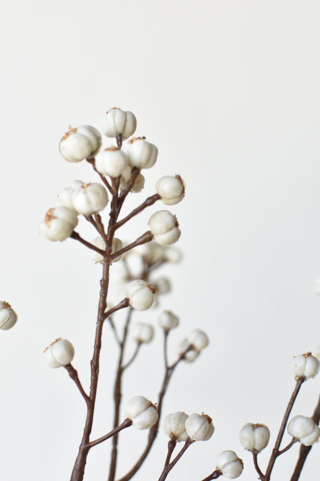 35" Artificial Tallow Berry Branch Stem