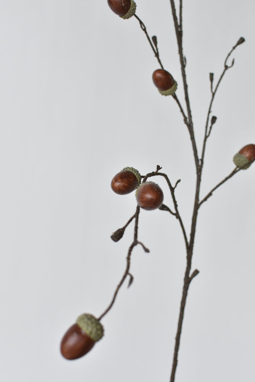 Tall Artificial acorn stem for autumn arrangements