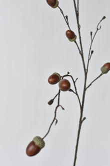 Tall Artificial acorn stem for autumn arrangements