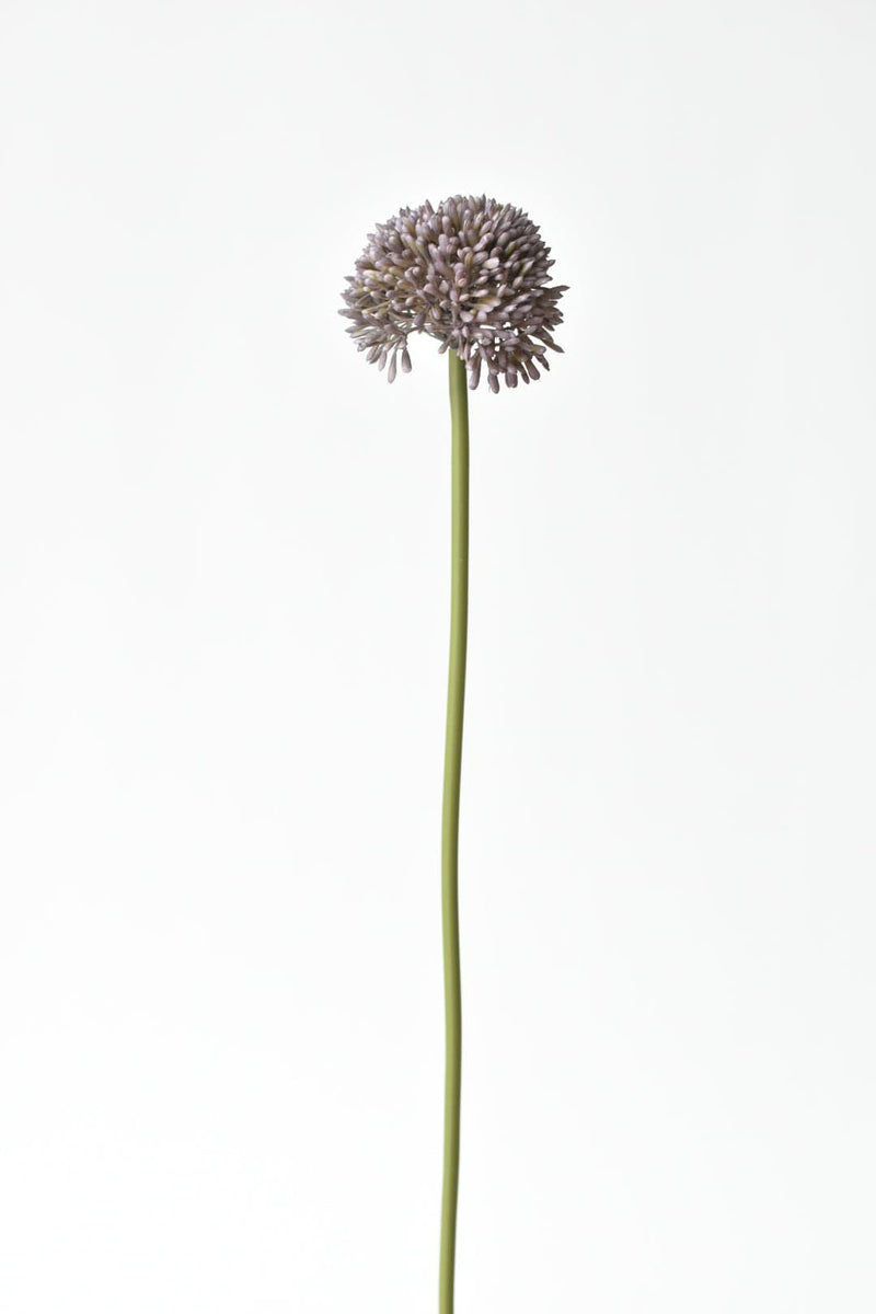 17.5" Faux Purple Allium Spray Stem