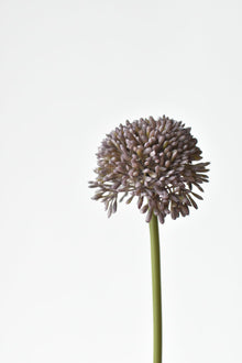 17.5" Faux Purple Allium Spray Stem