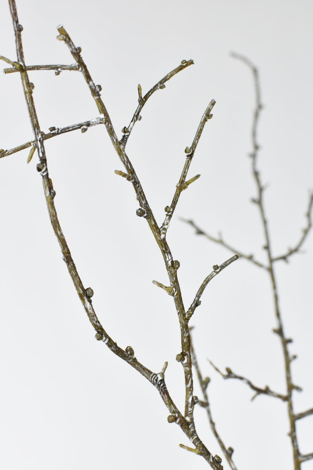 Artificial tree branch stem with wired structure