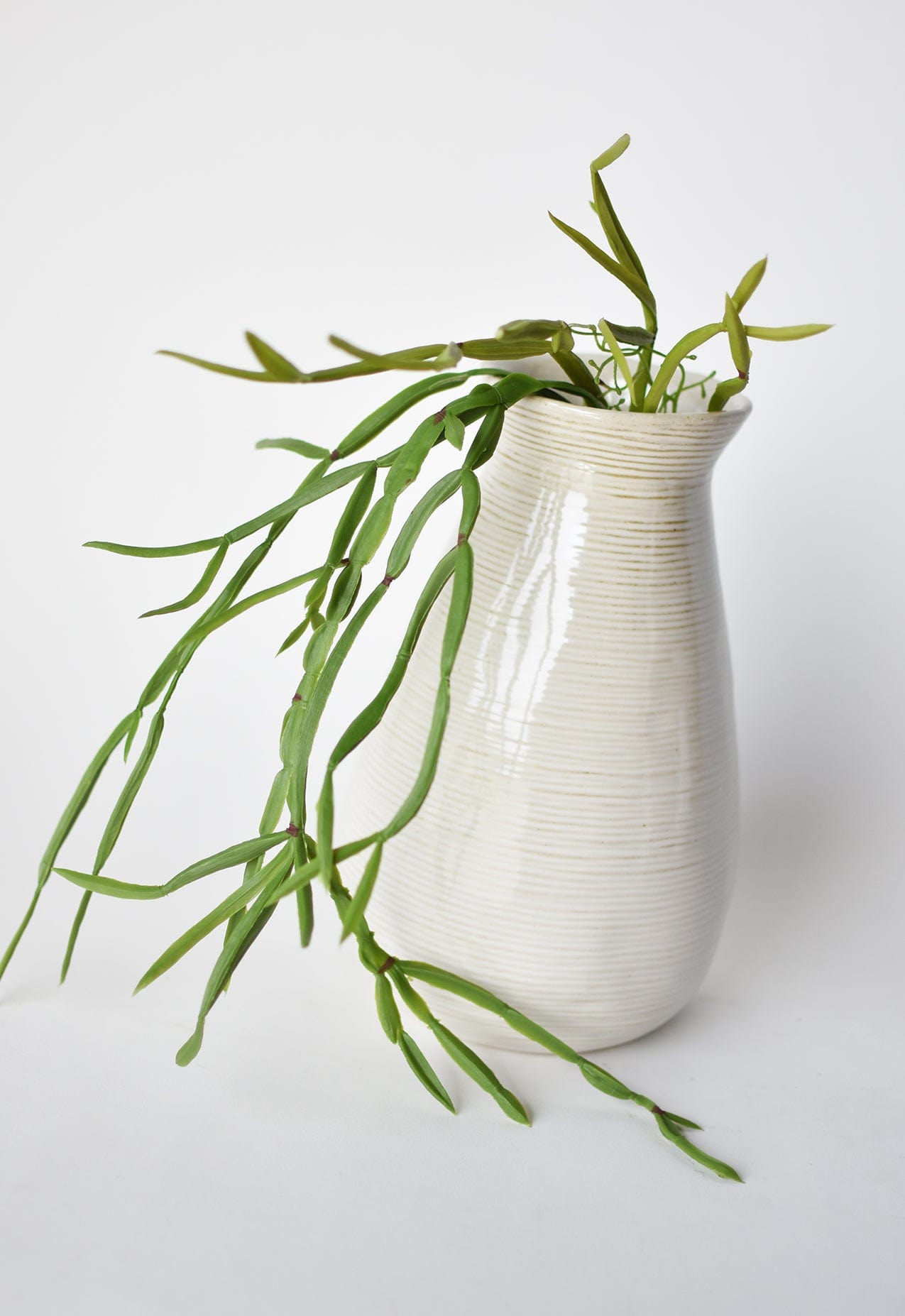 23" Artificial Hanging Pencil Cactus Succulent Bush