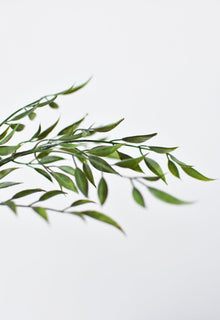 27" Artificial Mini Bamboo Leaf Stem