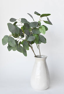 24" Artificial Eucalyptus Leaf Stem