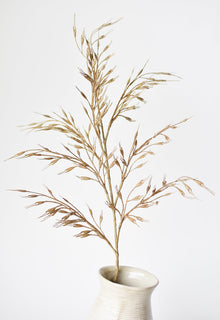 34" Artificial Beige Wild Wheat Stem