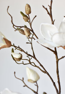 40" Artificial Magnolia Branch Stem