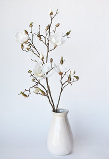 40" Artificial Magnolia Branch Stem