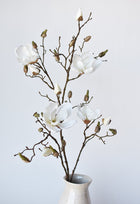 40" Artificial Magnolia Branch Stem