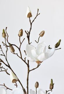 40" Artificial Magnolia Branch Stem