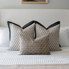 Mori Block Printed Pillow Cover | Sage Green