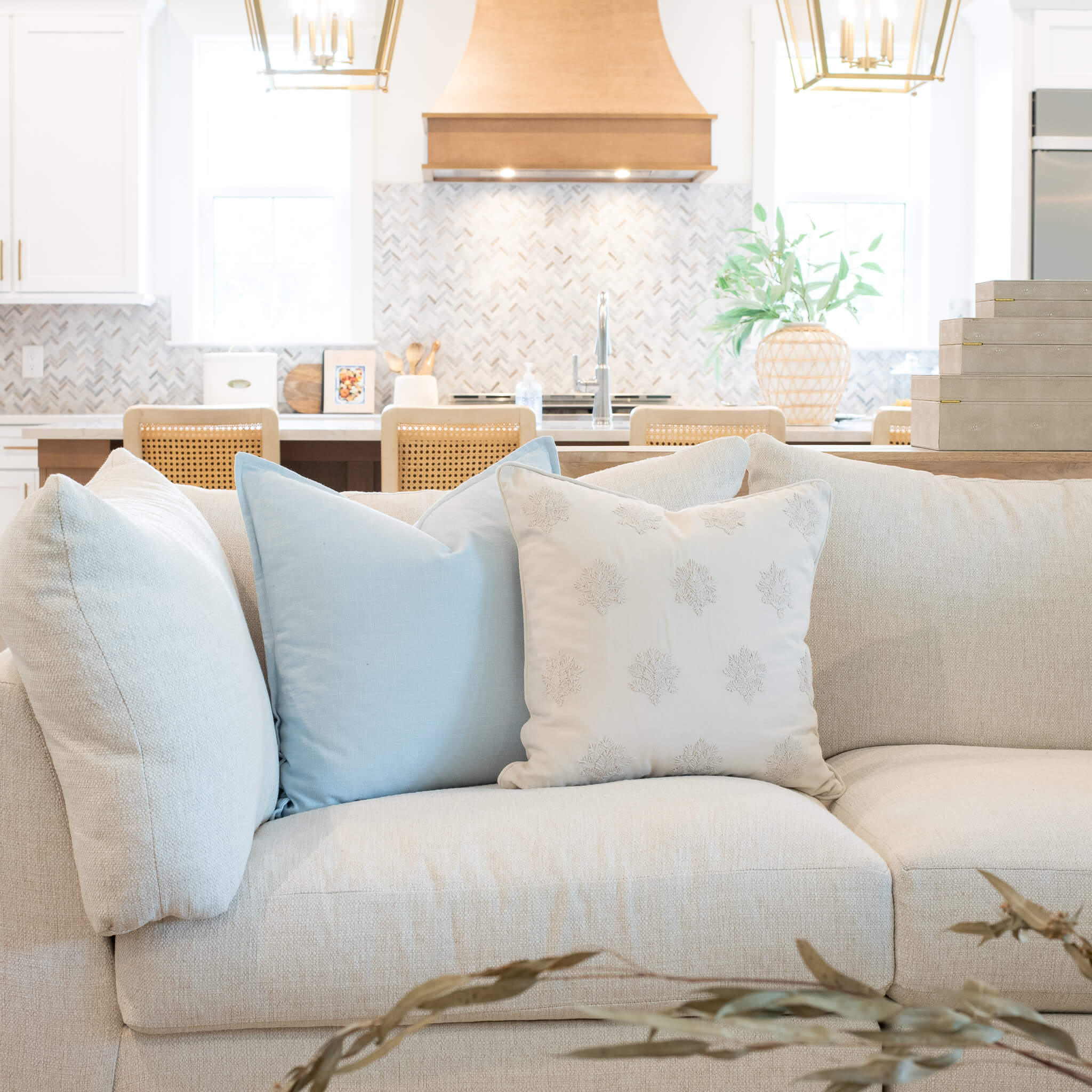 Celeste Solid Pillow Cover | Light Blue