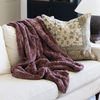 Patterned Faux Fur Throw Blanket - 50