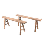 Skinny Elm Wood Bench vintage Chinese design