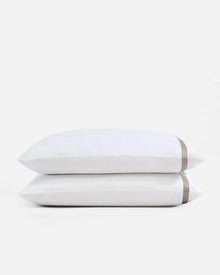 Eco-friendly bamboo pillowcase set with soft sheen and cooling texture