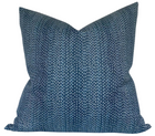 Kantha Pillow Cover in Navy Blue, Maresca Textiles