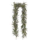 132 inch artificial pine garland with pinecones