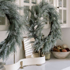 Festive glitter garland 216 inches for tree or banister