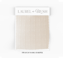 Harper cream dash stripe textured pillow cover, view 3