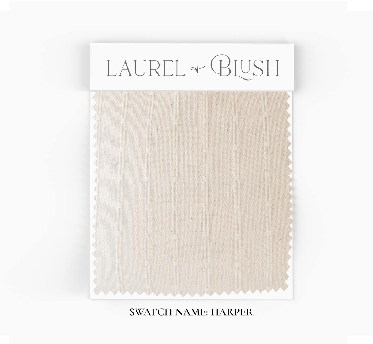 Harper cream dash stripe textured pillow cover, view 3