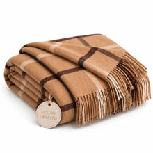100% Cashmere Throw Blanket - 54"x60"