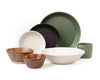 7 piece Skali Coupe dinnerware set including bowls and coupes