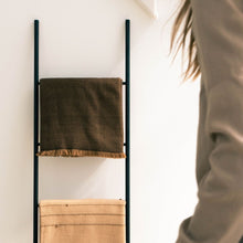 Hay Brown plush twill merino handwoven throw – One Affirmation