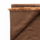 Hay Brown plush twill merino handwoven throw – One Affirmation