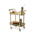 Antique Gold Bar Cart