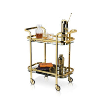 Antique Gold Bar Cart