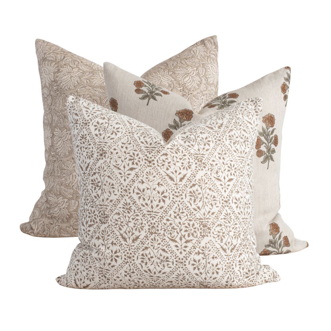 Carlisle Pillow Combination | Set of Three Pillow Covers