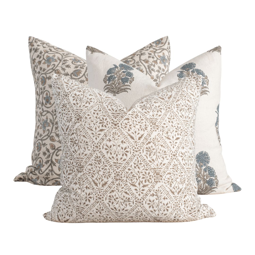 Willow Pillow Combination | Set of Three Pillow Covers