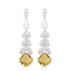 Sahira Jewelry Design gold CZ earrings