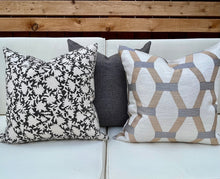 Algarve Gold and Silver Embroidered Hexagon Pillow Cover – view 9