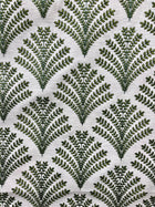 Olivia Green Fern Embroidered Pillow Cover – view 3
