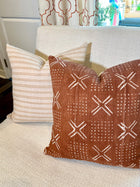 Ann Beige Woven Stripe Pillow Cover – view 3