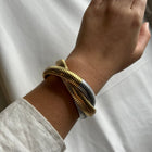 Sahira Jewelry Design snake-textured bracelet