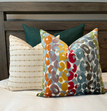 Ari Natural Beige Woven Stripe Pillow Cover – view 7