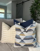 Ari Natural Beige Woven Stripe Pillow Cover – view 15