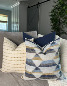 Ari Natural Beige Woven Stripe Pillow Cover – view 15