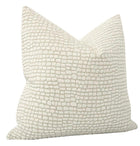 Josephine Cream Chenille Pebble Pillow Cover – view 2