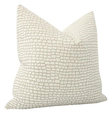 Josephine Cream Chenille Pebble Pillow Cover – view 2