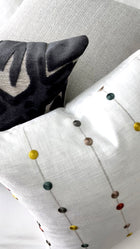 Henley Gray Velvet Abstract Pillow Cover – view 3